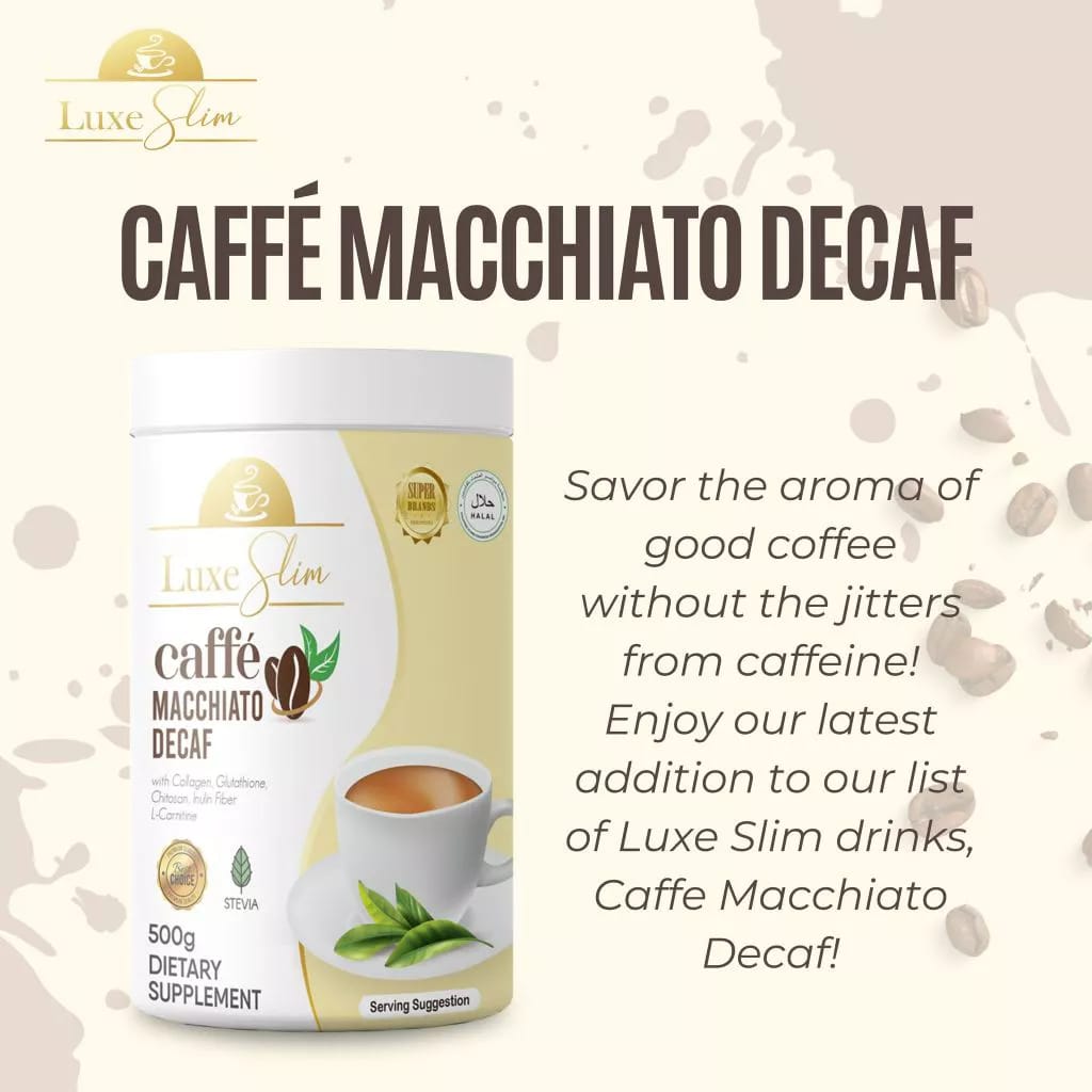 LUXE SLIM DECAF MACCHIATO (500g) Glam Clothing LUXE SLIM DECAF MACCHIATO (500g) Glam Clothing