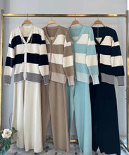 Load image into Gallery viewer, Big Stripes Knitted Terno Pants #5682 #820