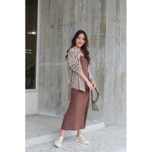 Load image into Gallery viewer, Striped Dress & Polo Set #BF