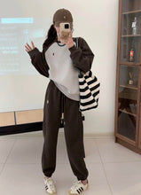 Load image into Gallery viewer, Two-tone Sweater & Pants Set #7695