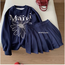 Load image into Gallery viewer, Longsleeve Terno Mini Skirt #7667