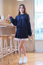 Load image into Gallery viewer, Longsleeve Ribbon Terno Mini Skirt #7836