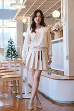 Load image into Gallery viewer, V-neck Top & Skirt Set #7912