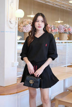 Load image into Gallery viewer, V-neck Top & Skirt Set #7912