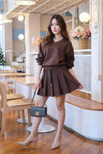 Load image into Gallery viewer, V-neck Top & Skirt Set #7912
