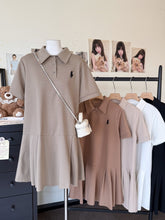 Load image into Gallery viewer, Korean Collared Shirt Dress #5006