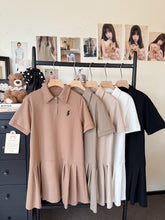 Load image into Gallery viewer, Korean Collared Shirt Dress #5006