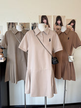 Load image into Gallery viewer, Korean Collared Shirt Dress #5006