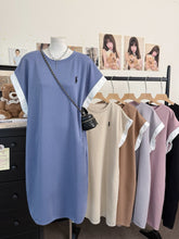 Load image into Gallery viewer, Round Neck Dress #5016