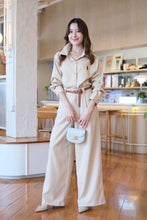 Load image into Gallery viewer, Longsleeve Stripes Terno Pants w/Belt 7907