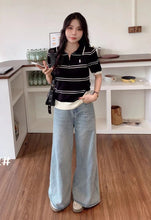 Load image into Gallery viewer, Knitted Top w/ Zipper #3437-2