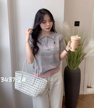 Load image into Gallery viewer, Knitted Top w/ Zipper #3437-2