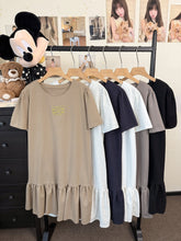 Load image into Gallery viewer, Korean Round Neck Doll Dress #5061