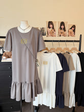 Load image into Gallery viewer, Korean Round Neck Doll Dress #5061