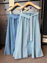 Load image into Gallery viewer, Garterize Denim Skirt #5067