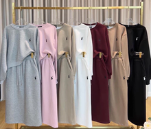 Load image into Gallery viewer, Longsleeve Terno Longskirt Embroidery #7600