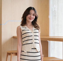 Load image into Gallery viewer, Chic Stripe Terno Knitted Skirt #9503