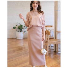 Load image into Gallery viewer, Knitted Longsleeve Terno Longskirt #1906 #817