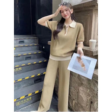 Load image into Gallery viewer, Knitted Terno Pants w/ Zipper Top #8112 #813