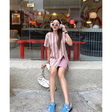 Load image into Gallery viewer, Knitted Stripe Terno Mini Skirt #9727 768