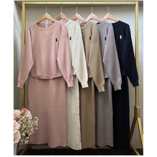 Load image into Gallery viewer, Knitted Longsleeve Terno Longskirt #1906 #817