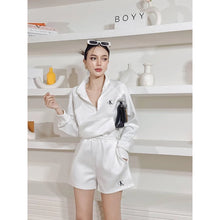 Load image into Gallery viewer, Korean Longsleeve Terno Short #7650