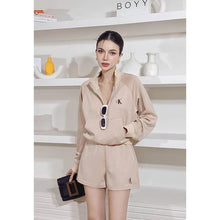 Load image into Gallery viewer, Korean Longsleeve Terno Short #7650