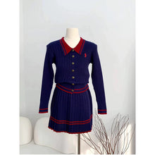 Load image into Gallery viewer, Longsleeve Knitted Terno Mini Skirt #78590