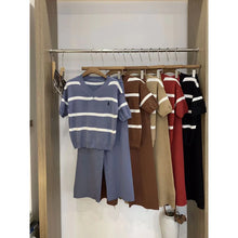 Load image into Gallery viewer, V-Neck Knitted Terno Pants #1143-2