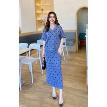 Load image into Gallery viewer, Knitted Polka Skirt Set 927