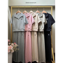 Load image into Gallery viewer, Half Zip Terno Pants #7635