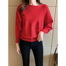 Load image into Gallery viewer, Knitted Batwing Top M1423