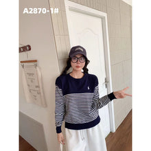 Load image into Gallery viewer, Stripe Longsleeve Knitted Top #A2870-1