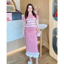 Load image into Gallery viewer, Knitted Skirt Set #913