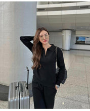 Load image into Gallery viewer, V-Neck Knitted Terno Pants #5624 #781