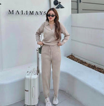 Load image into Gallery viewer, V-Neck Knitted Terno Pants #5624 #781