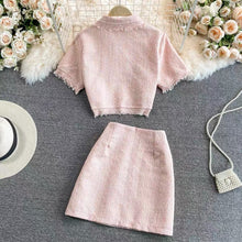 Load image into Gallery viewer, Tweed Terno Skirt #6616