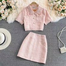 Load image into Gallery viewer, Tweed Terno Skirt #6616