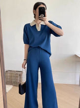 Load image into Gallery viewer, Knitted Terno Pants Medi Sleeve Top #6353