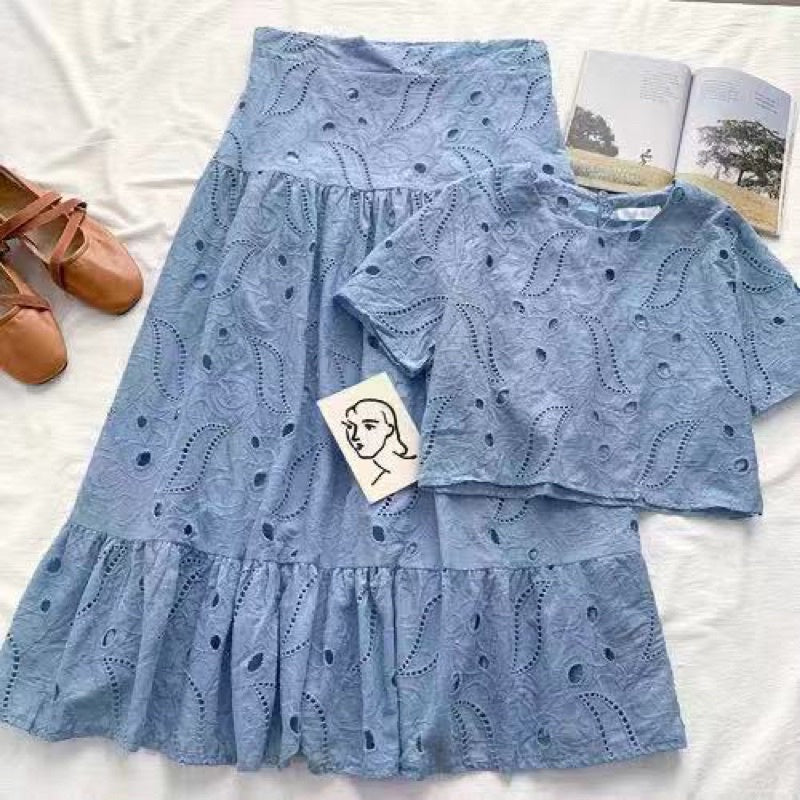 Eyelet Terno Skirt #6596 3090