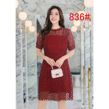 Load image into Gallery viewer, Embroidered Lace Elegant Trendy Formal Dress 836D
