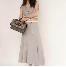 Load image into Gallery viewer, Sleeveless Pleated Terno Longskirt #7263
