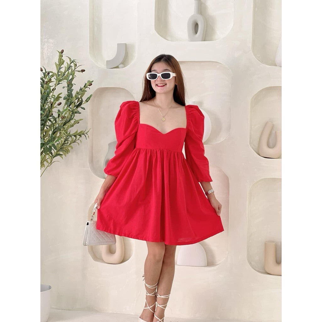 Ricci Plain Sweetheart Dress