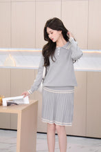 Load image into Gallery viewer, Longsleeve Terno skirt Knitted #5681
