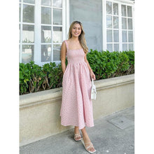 Load image into Gallery viewer, Gingham Maxi Dress
