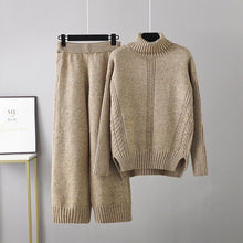 Load image into Gallery viewer, Turtleneck Knitted Terno Pants #8807
