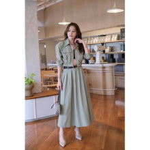 Load image into Gallery viewer, Longsleeve Terno Longskirt #7315
