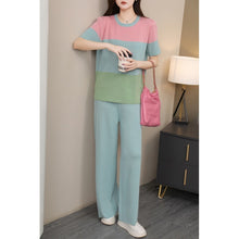 Load image into Gallery viewer, Pastel Knitted Terno Pants #8913
