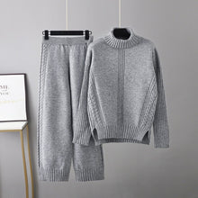 Load image into Gallery viewer, Turtleneck Knitted Terno Pants #8807
