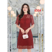 Load image into Gallery viewer, Embroidered Lace Formal Dress 835
